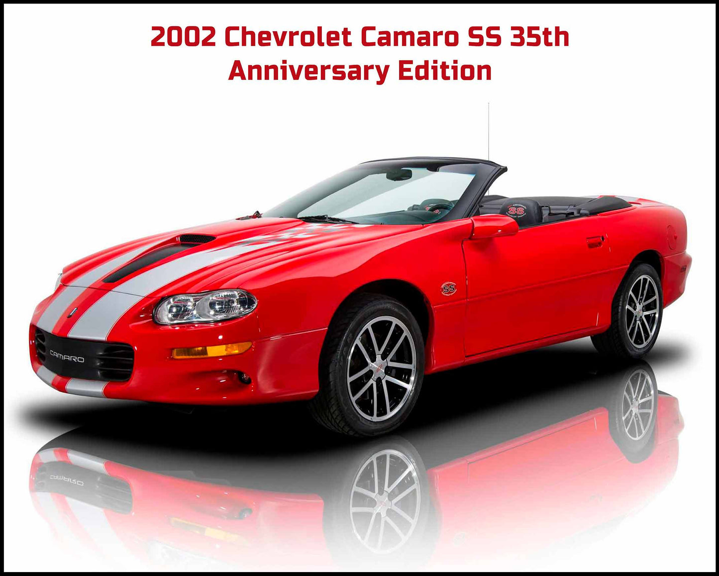 02 CHEVY CAMARO SS 35TH ANNIV 30 x 24