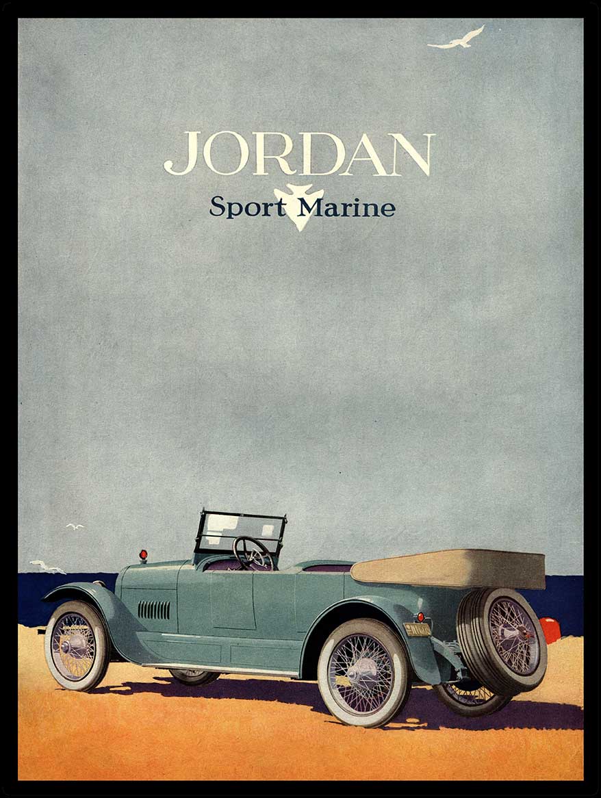 1917 JORDAN SPORT MARINE FRONT 12 x 16