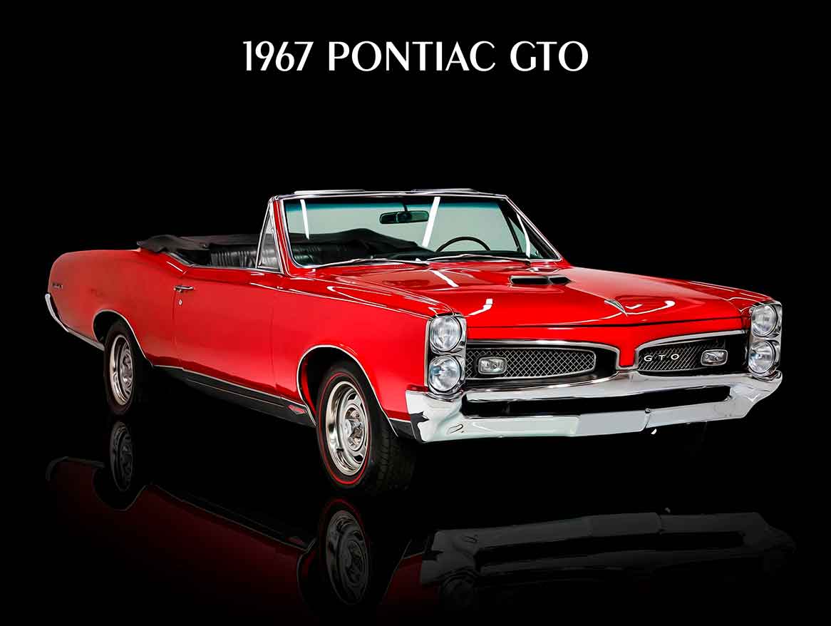 1967 PONTIAC GTO 2 16 x 12