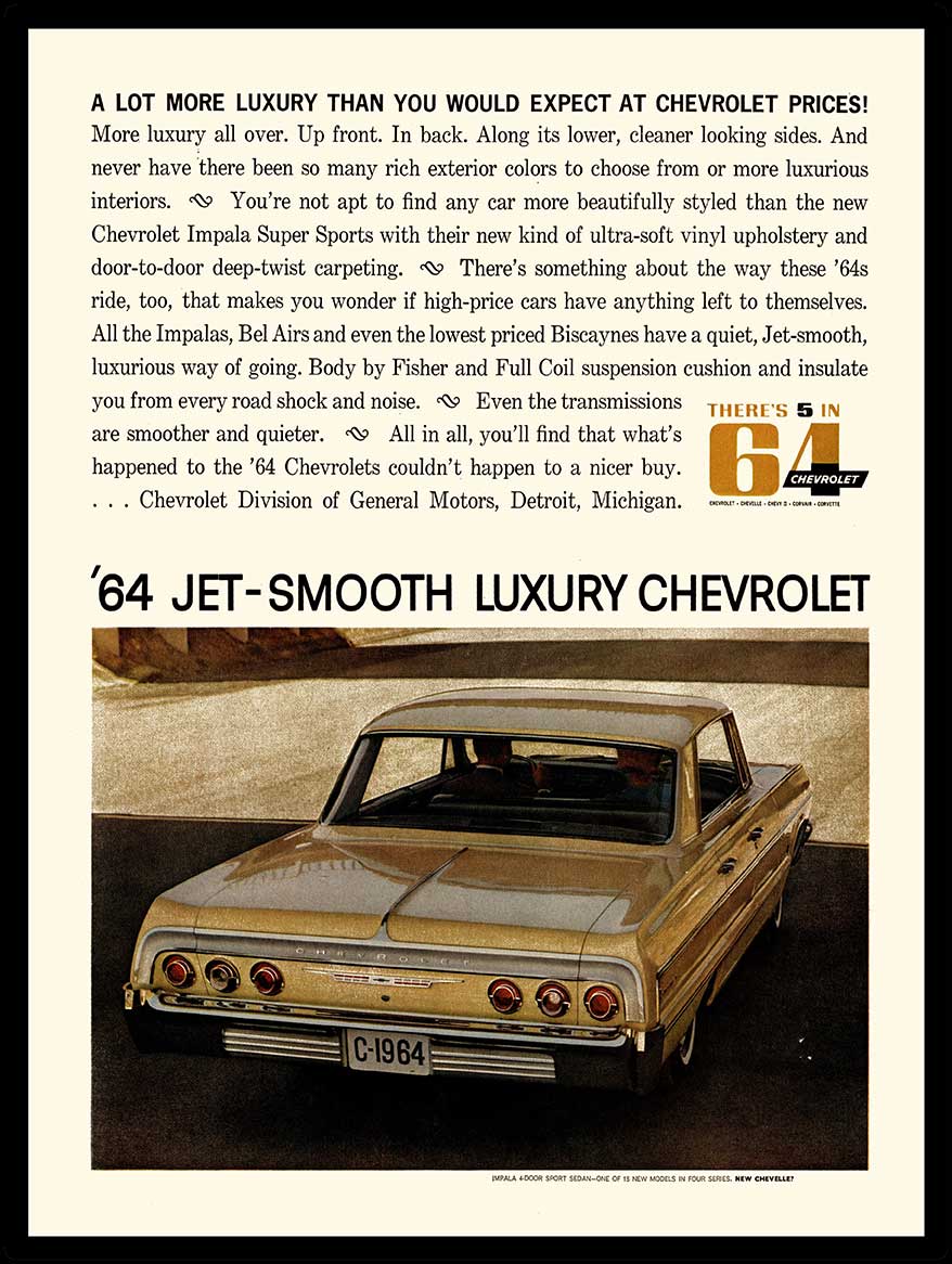 1964 CHEVROLET IMPALA 12 x 16