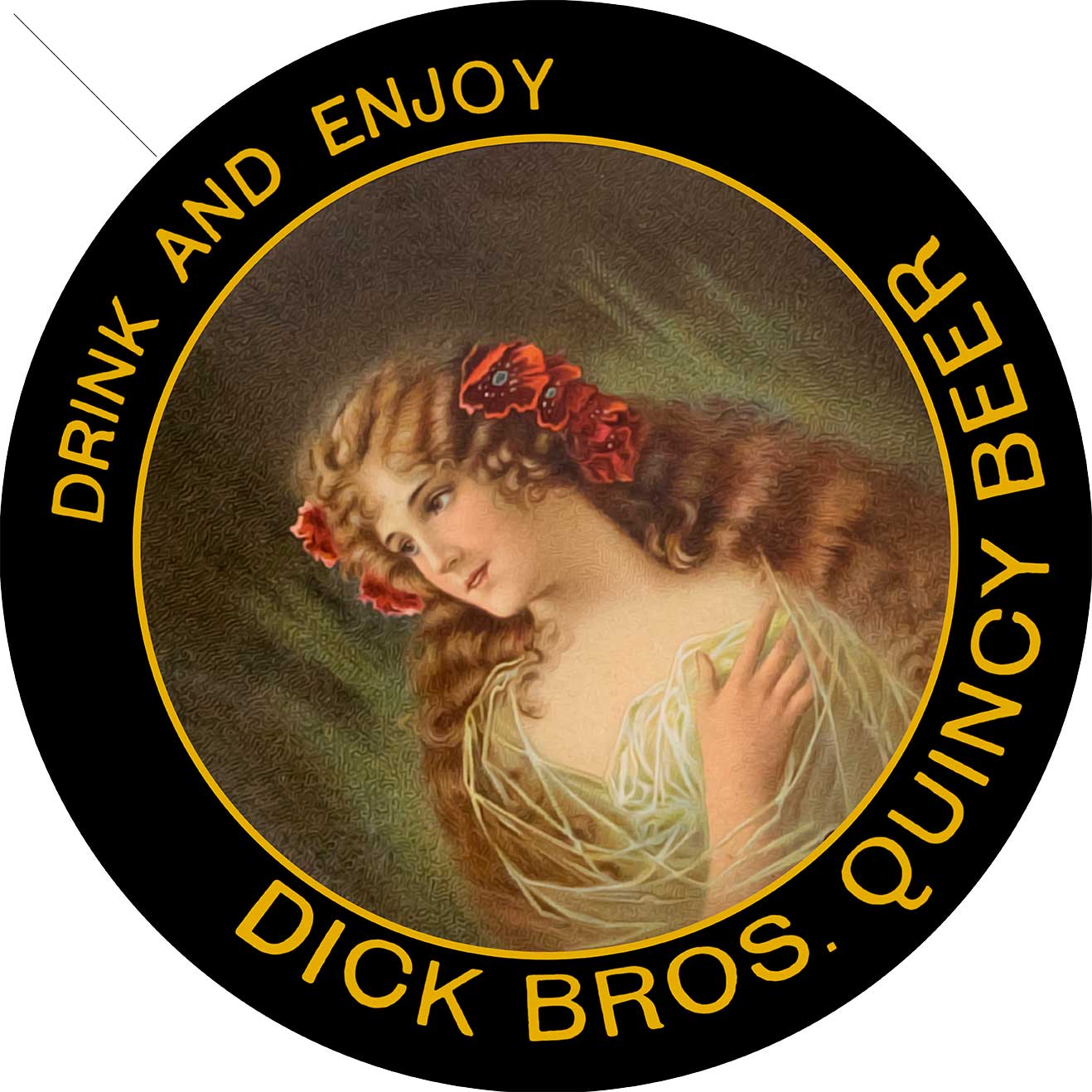 DICK BROS QUINCY BEER 18 x 18