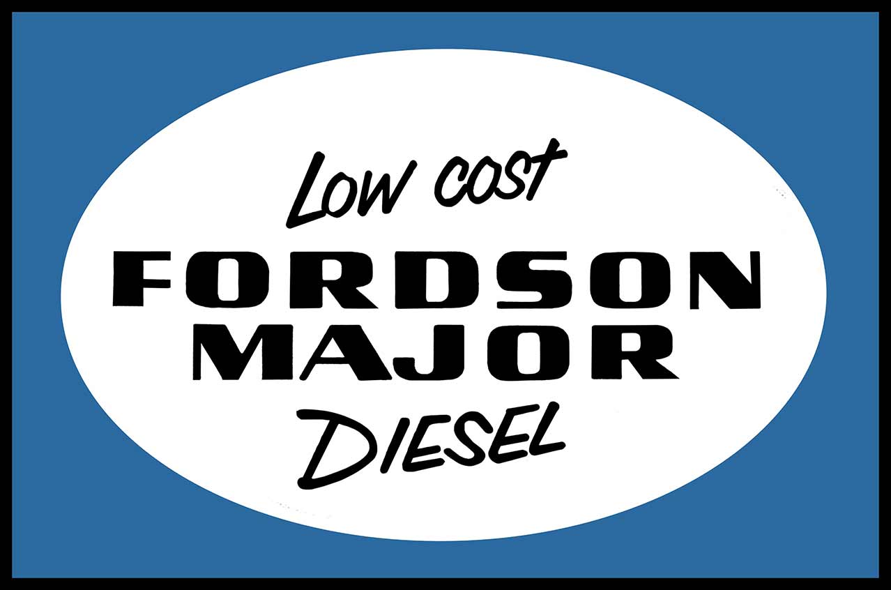 FORDSON 3 TO 2 BLACK 18 x 12