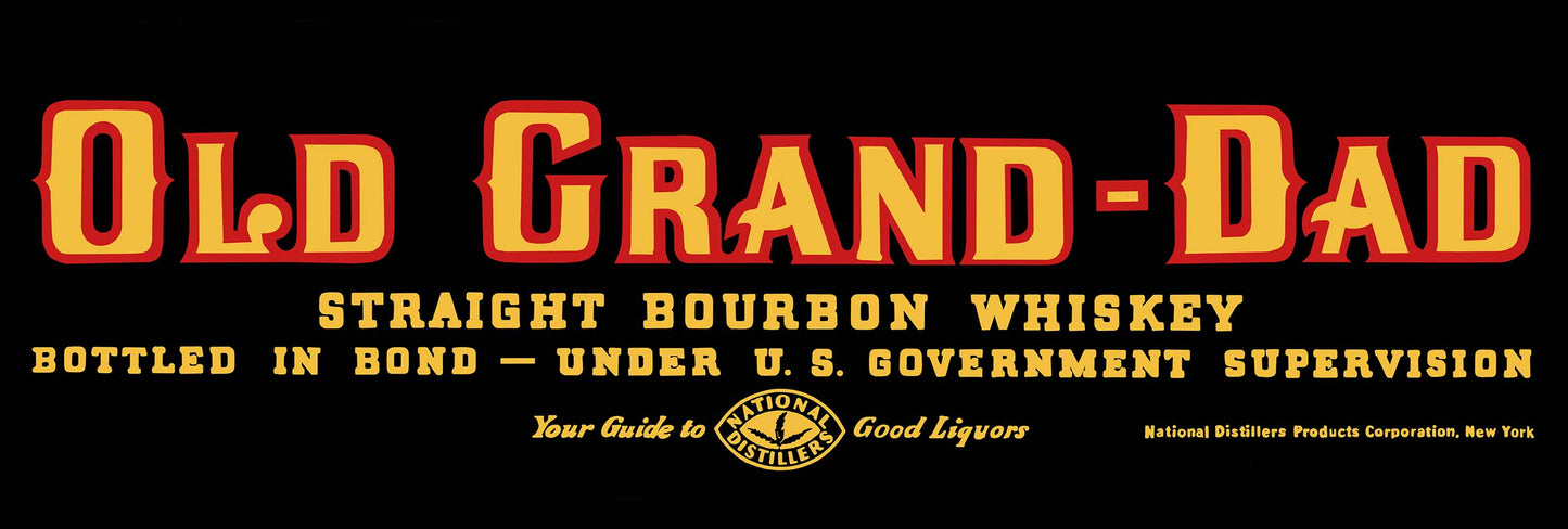 OLD GRAND DAD MARQUEE 12 x 36