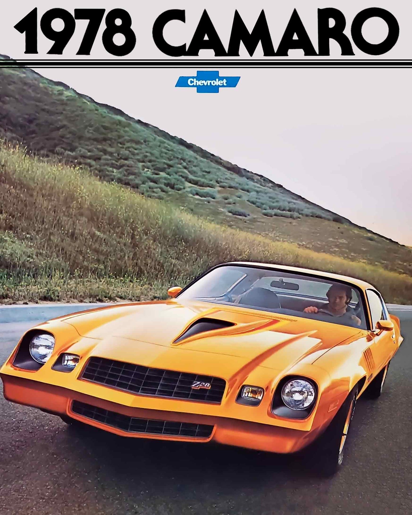 1978 CAMARO BROCHURE 24 x 30