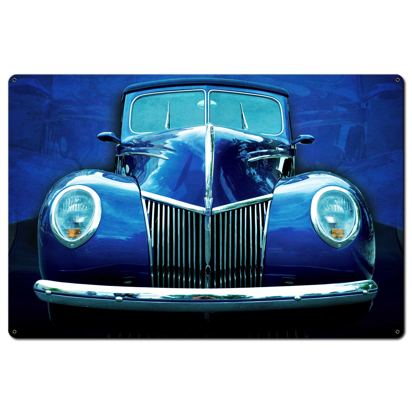 Blue Ford 36 x 24