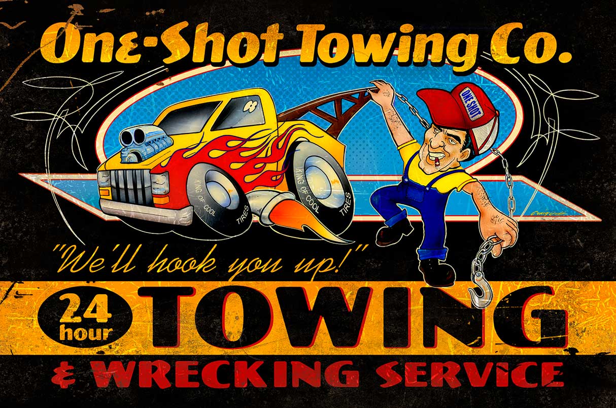 One Shot Towing 12 X 18