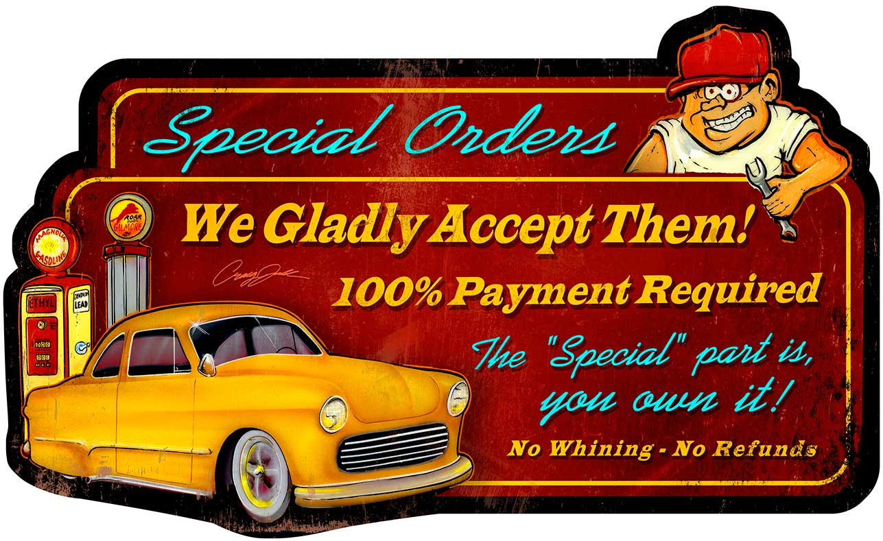 Special Orders 18 X 11