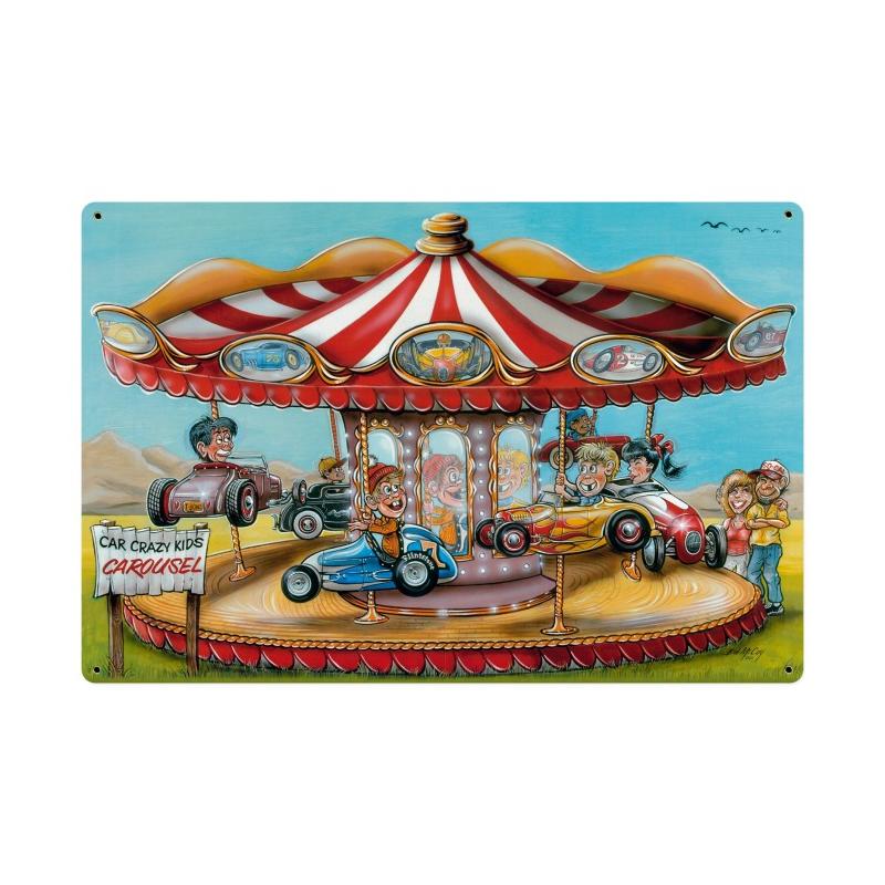 Crazy Kids Carousel 36 x 24