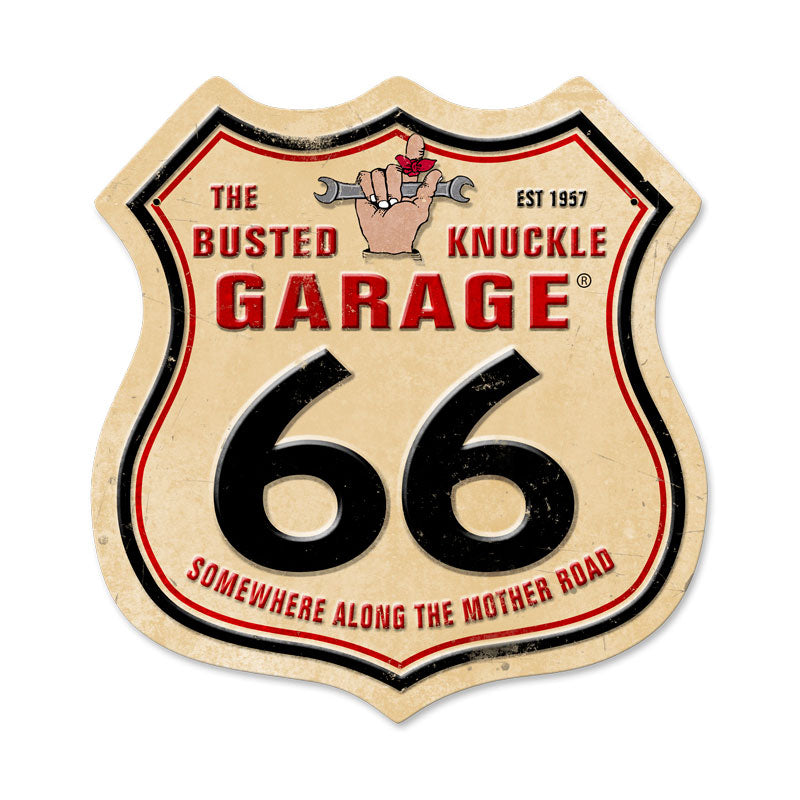 Route 66 Vintage Style Metal Sign 15 x 15