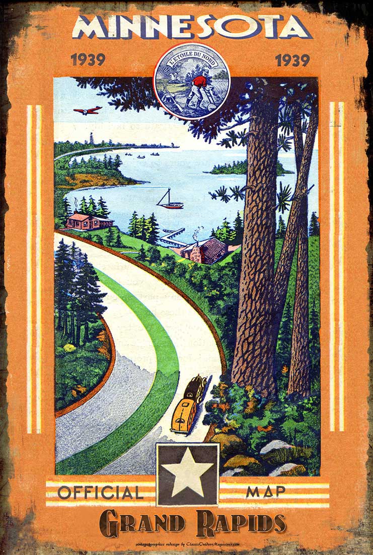 Mn 39 Map G-Rapids 24 X 36