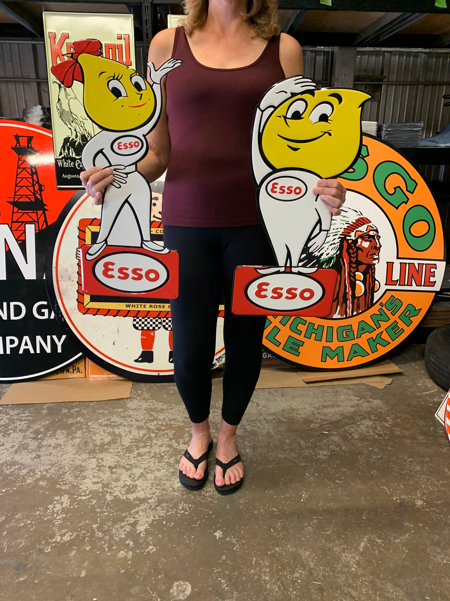 Esso Kids Vintage Style Metal Sign