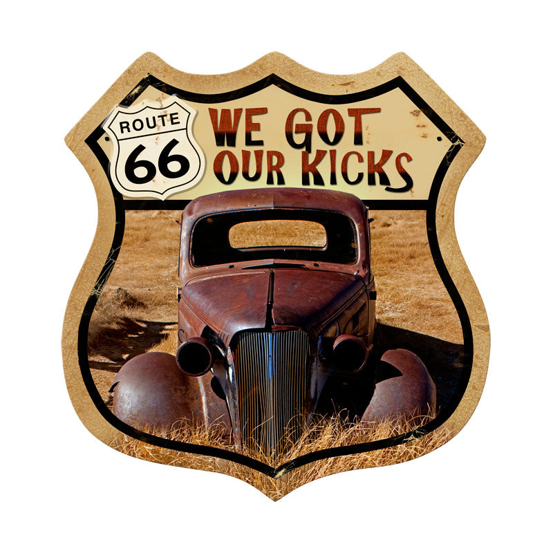 Route 66 Rusty 15 x 15