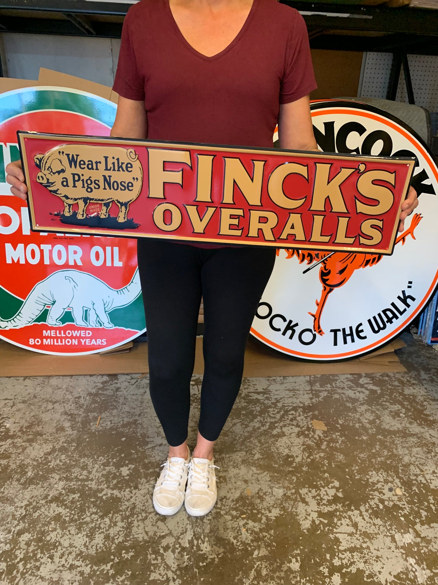 Fincks Vintage Style Metal Sign