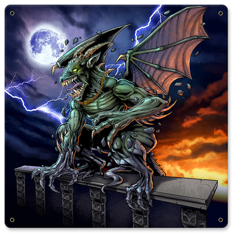 Gargoyle Side 12 x 12