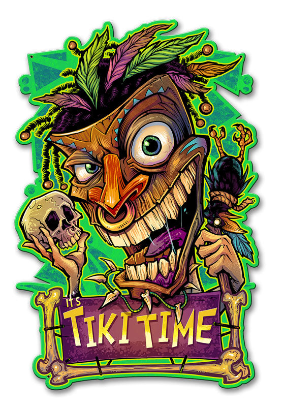 Tiki Time 19 x 12