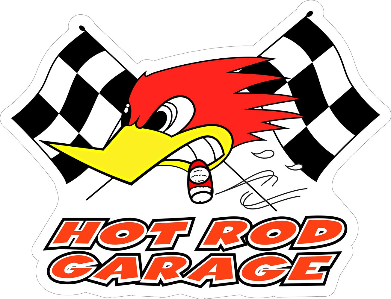 Hot Rod Garage 36 X 28