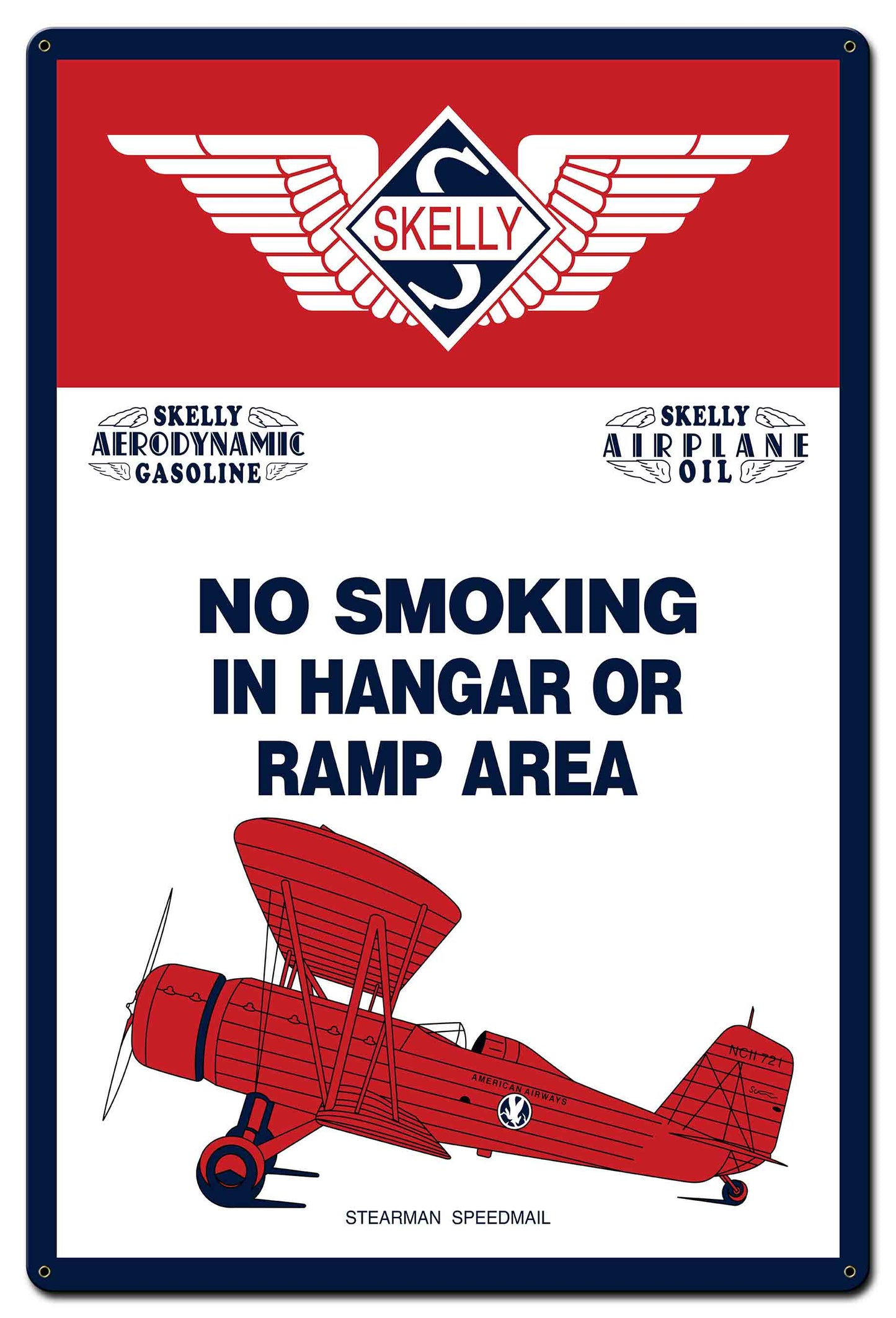 Skelly No Smoking 24 X 36