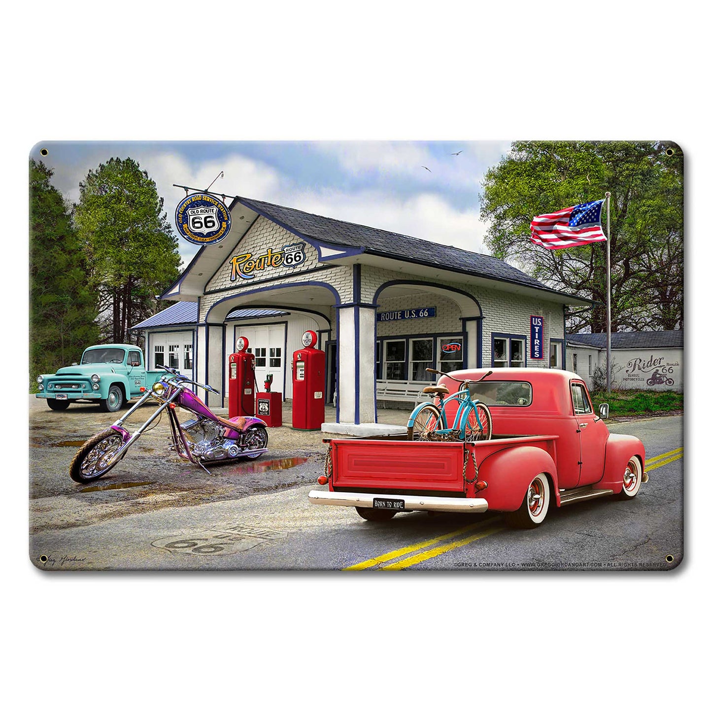 Gas Station 18 x 12