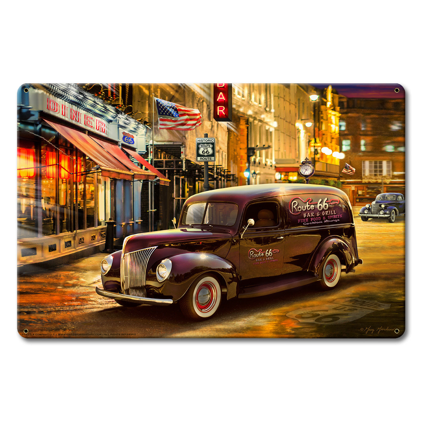 Nostalgic America 18 x 12