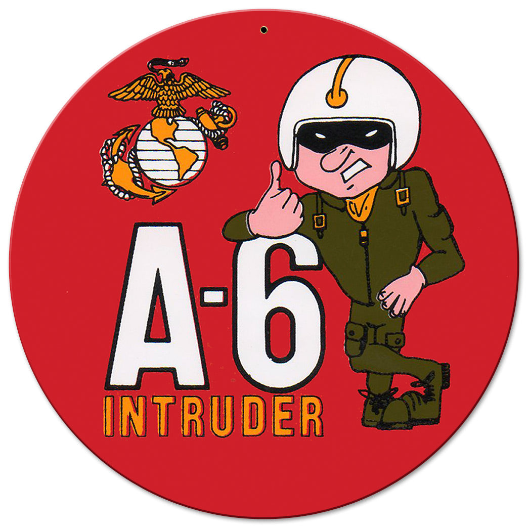 A-6 Intruder Red 14 X 14
