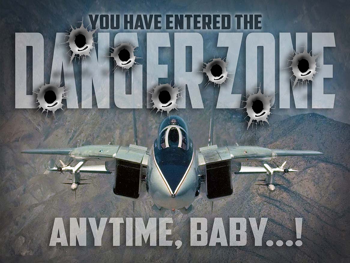 Danger Zone No 2 16 X 12