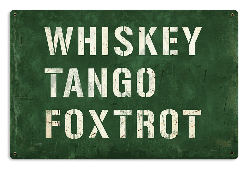 Whiskey Tango Foxtrot 12 X 18