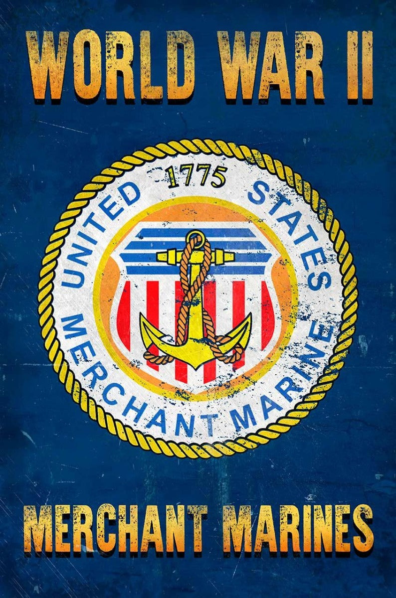 Wwii Merchant Marines 12 X 18