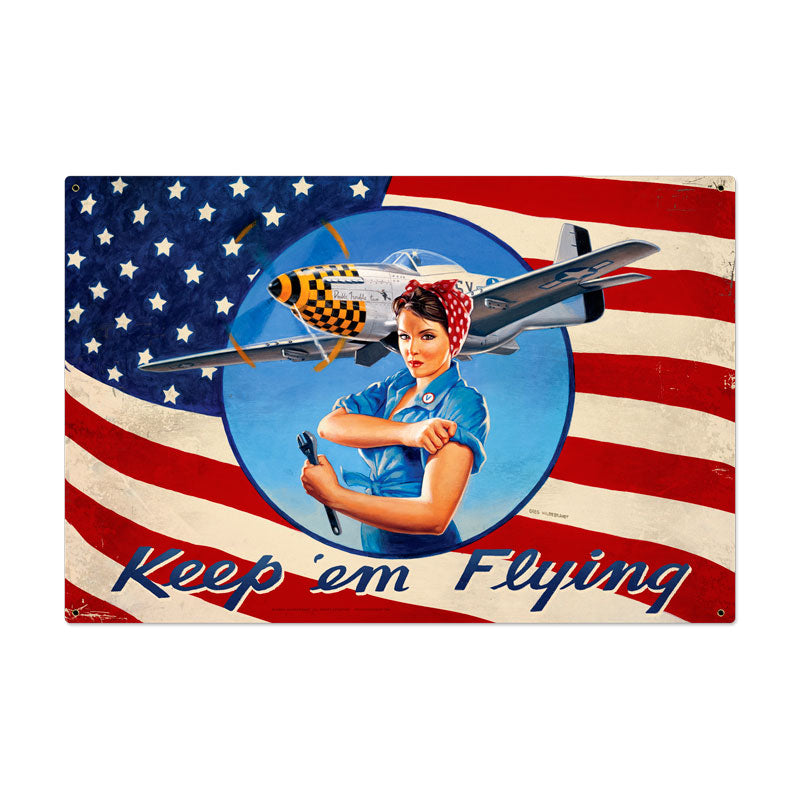 Keep Em Flying 36 x 24