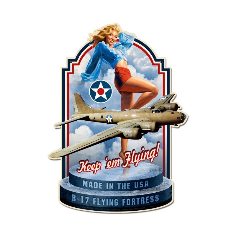 Made In The Usa B-17 13 x 18