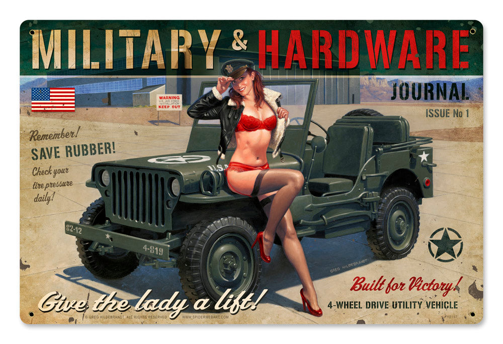Military Hardware 18 x 12