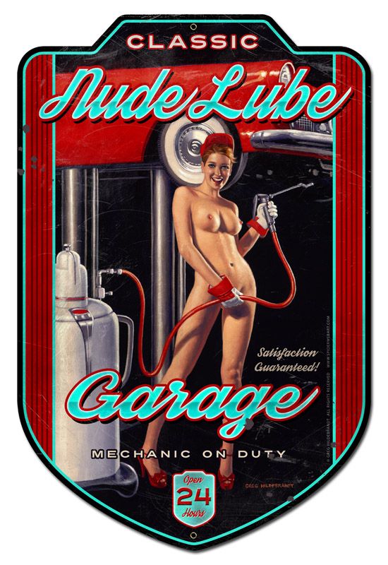 Nude Lube Garage 18 x 28