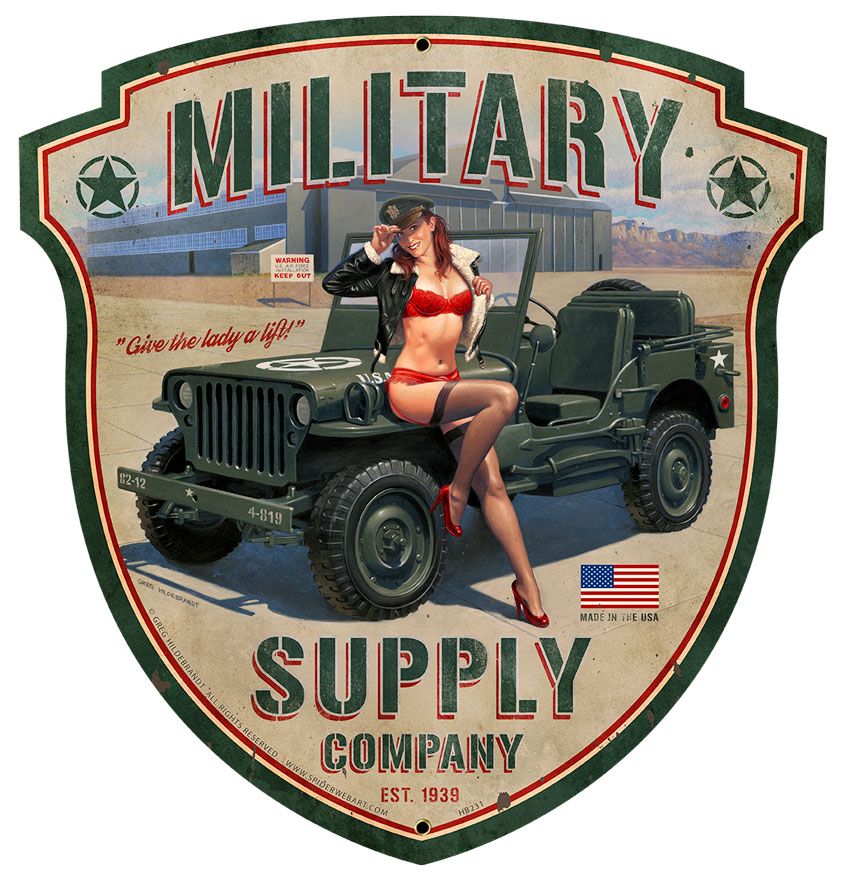 Military Supply Shield 15 x 16