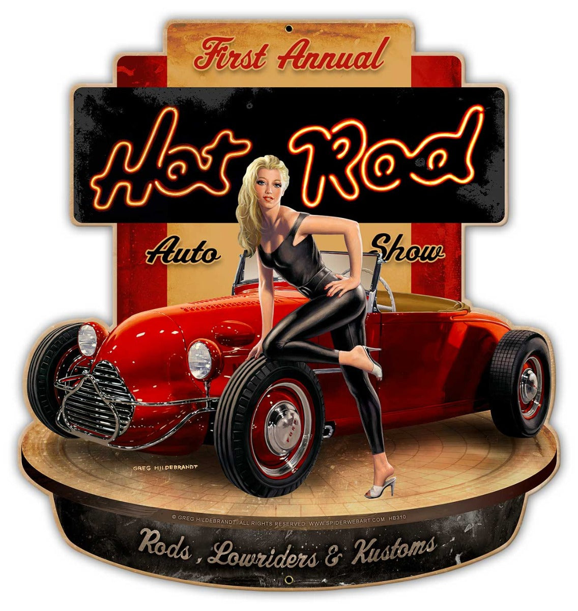 Hot Rod Show 17 x 18