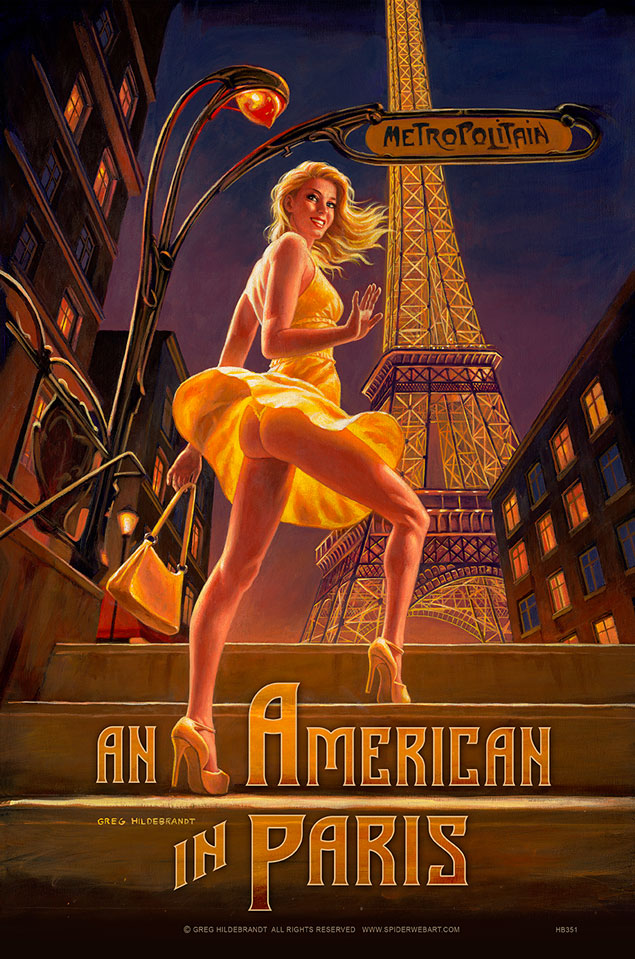 American In Paris 12 x 18