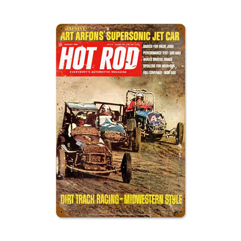 Dirt Track (Aug. 1968) 12 x 18