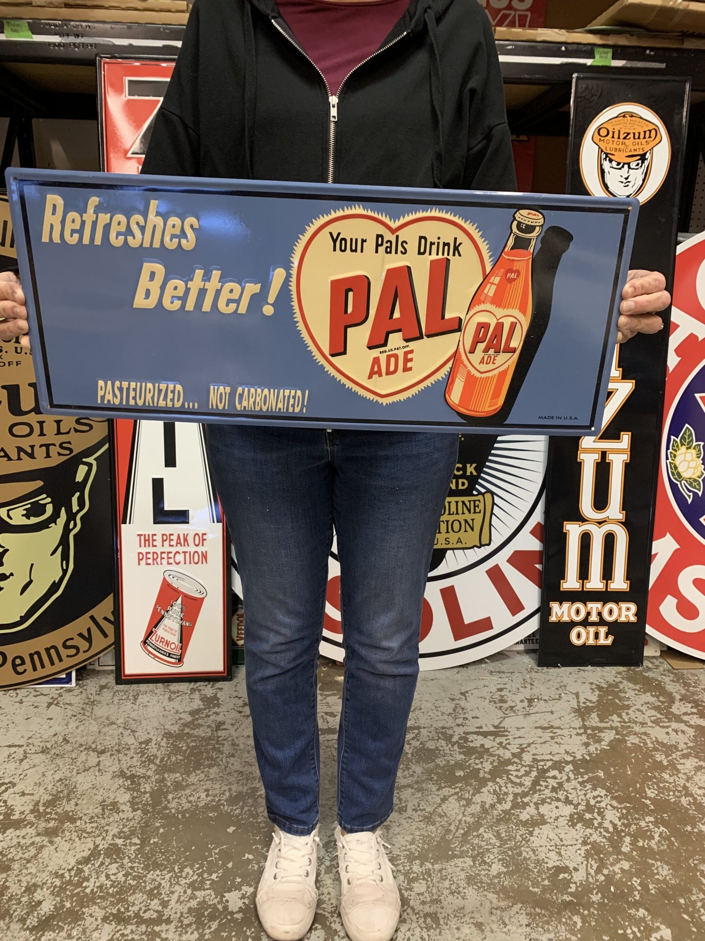 Pal Ade Vintage Style Metal Sign