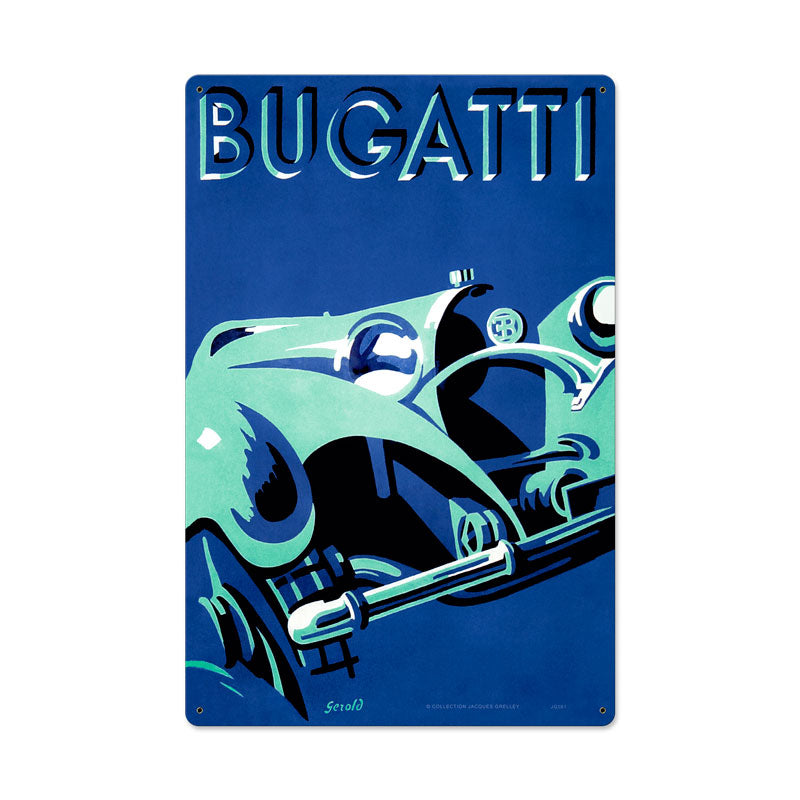 Bugatti Blue 16 x 24
