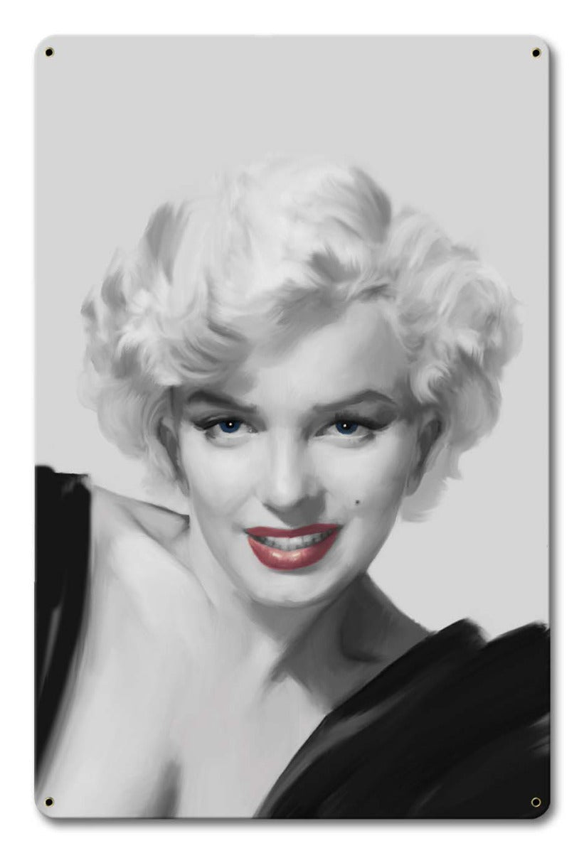 The Look Red Lips 12 x 18