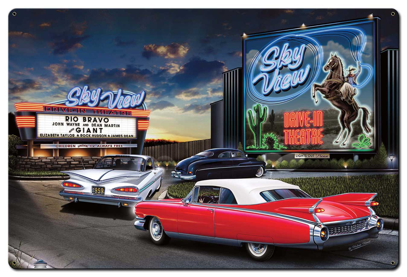 Skyview Drive In 36 x 24