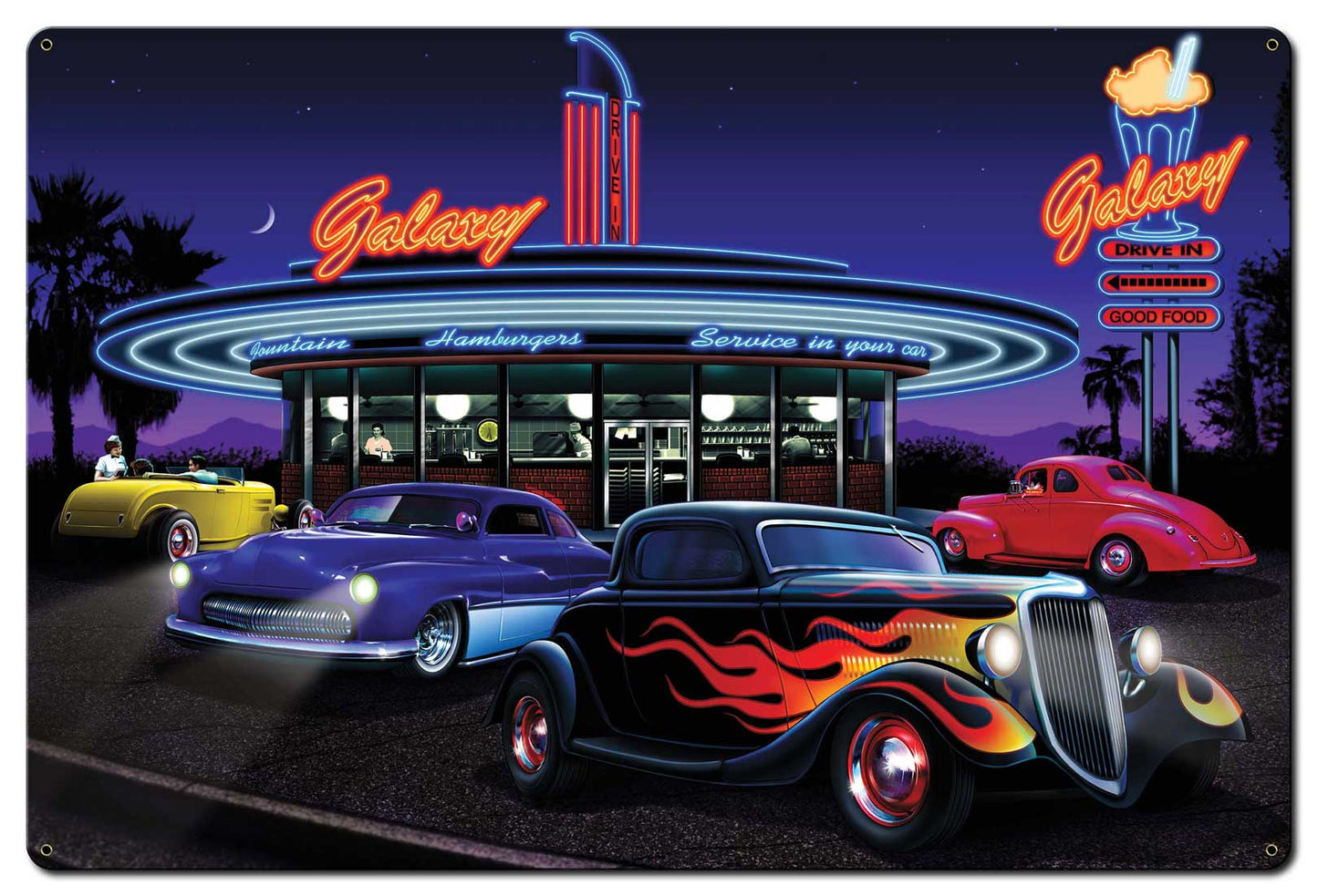 Galaxy Diner 36 x 24