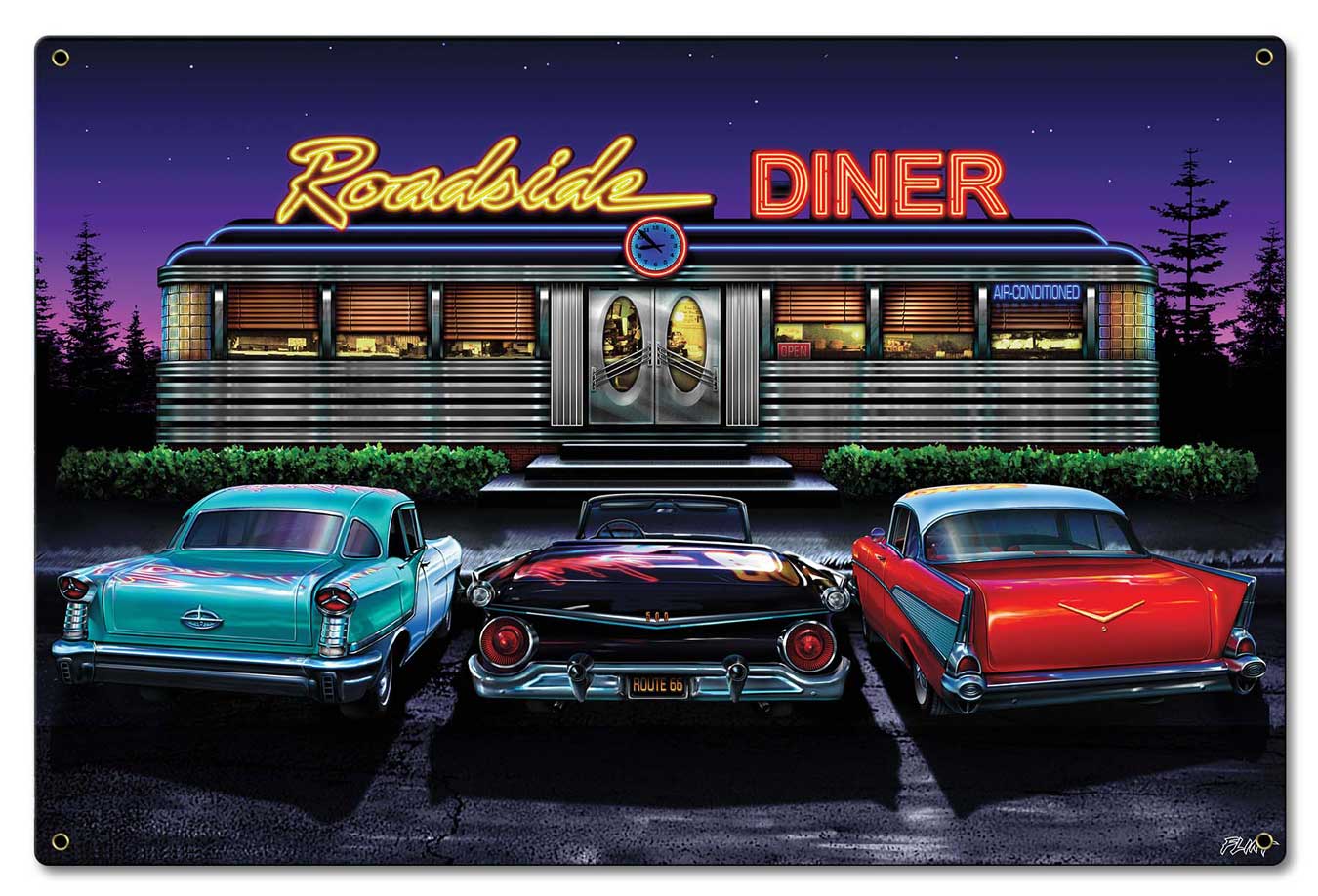 Roadside Diner 24 x 16