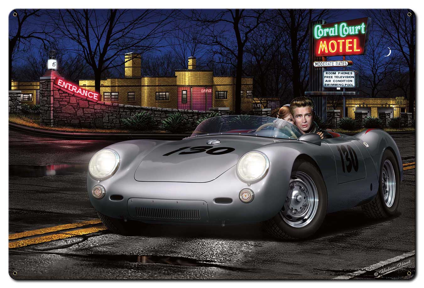 No Tell Motel 36 x 24