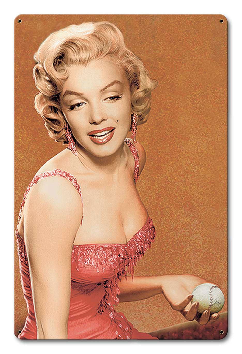 Marilyn'S Baseball 12 x 18