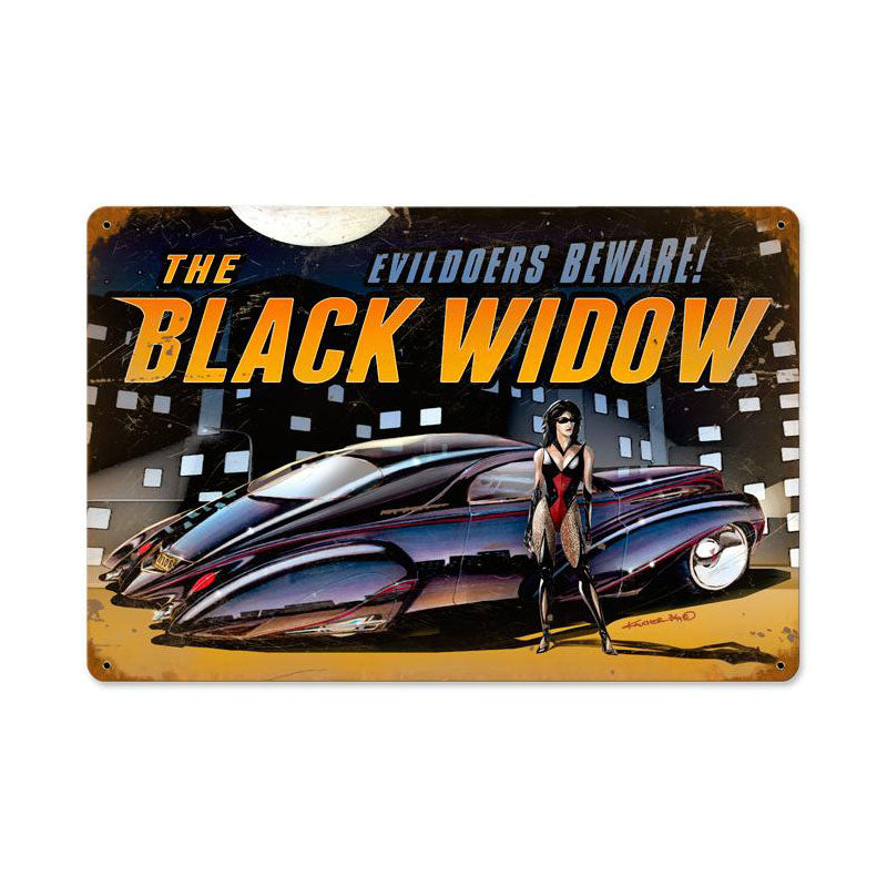 Black Widow 18 x 12