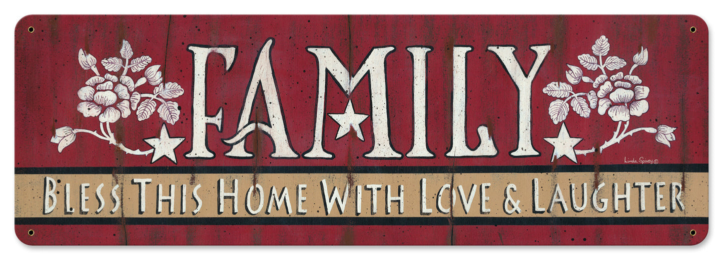 Family Bless This Home 24 x 8