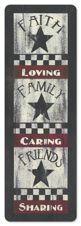 Loving Caring Sharing 8 x 24