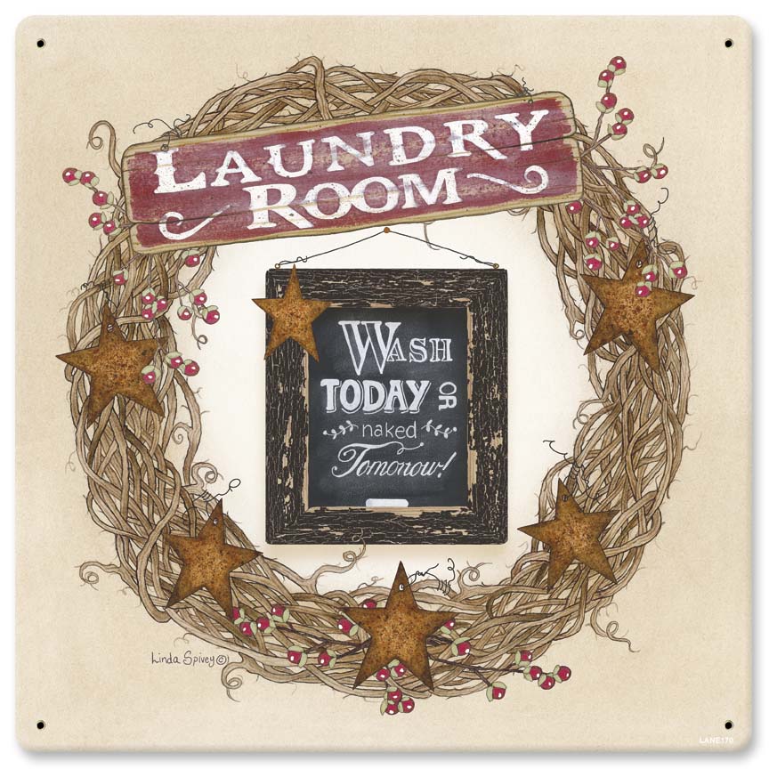 Laundry Room Wash Today 12 x 12
