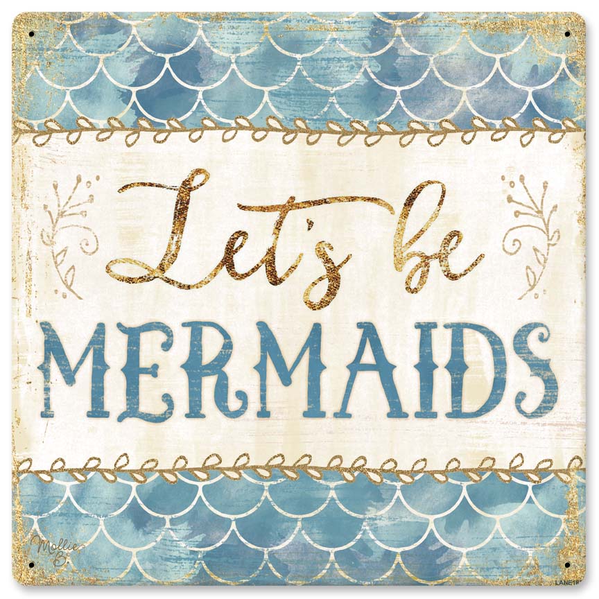 Lets Be Mermaids 12 x 12