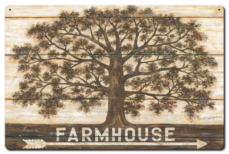 Farmhouse Tree 24 x 16