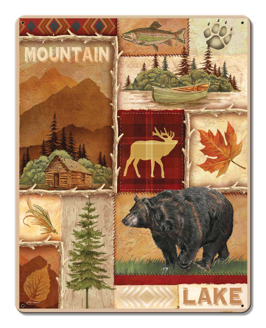 Mountain Lake 12 x 15